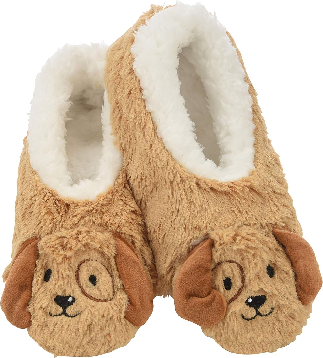 Snoozies Slipper Socks Animal Furry – Cozy, Foldable Slippers for Women, Non Slip Socks for Travel & Indoors
