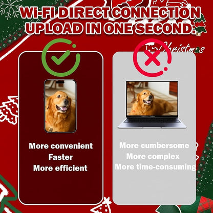 2025 Memory Orb Lamp – 2.7" Customizable Video Sphere with Uploadable Photos & Videos, Rechargeable LED Crystal Ball Gift for Couples, Family, and Loved Ones