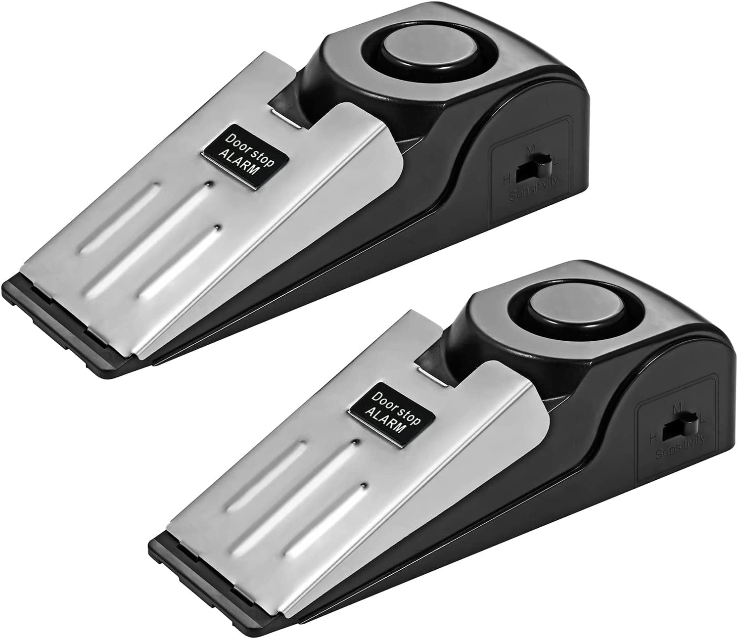 TOWODE Upgraded Door Stop Alarm 3-Pack, Stoppers Security with 120 Db - Great Gift for Traveling Hotel Home Apartment Stopper Tools