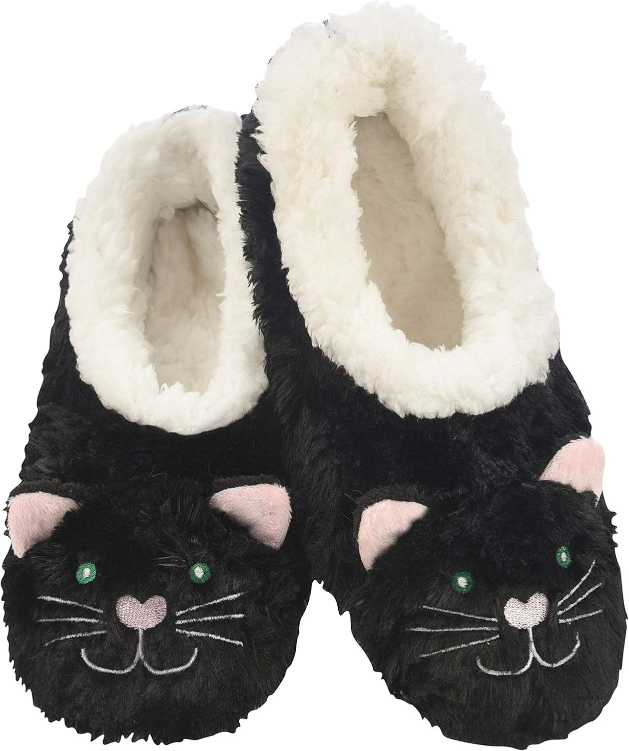 Snoozies Slipper Socks Animal Furry – Cozy, Foldable Slippers for Women, Non Slip Socks for Travel & Indoors