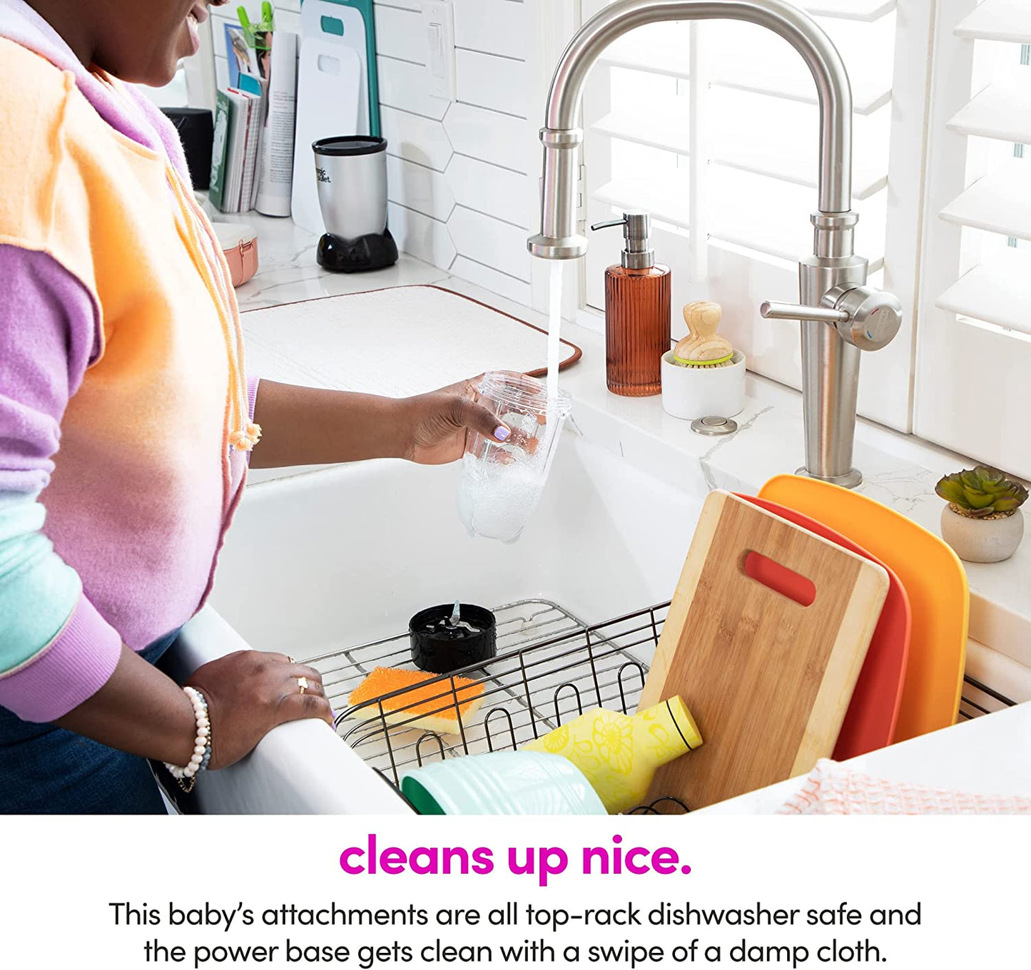 Magic Bullet Blender 11-Piece Set, Compact Silver Design