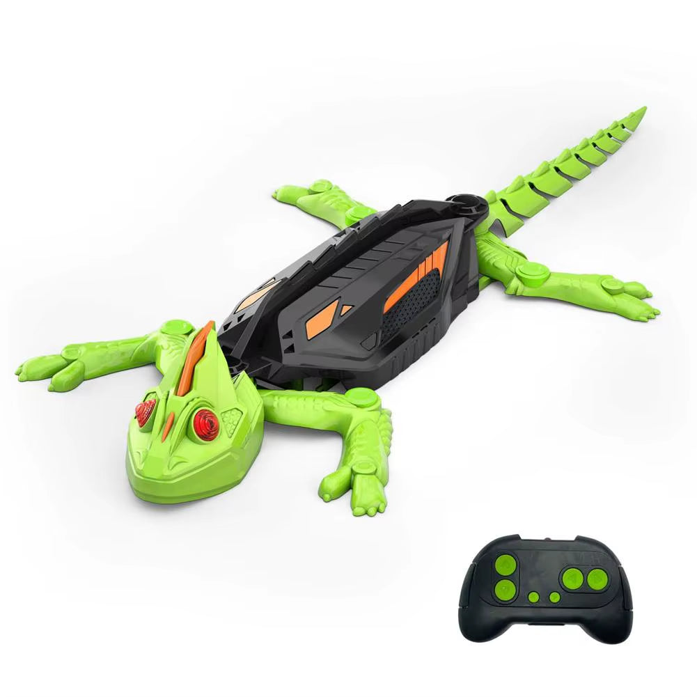 Intelligent Electric Lizard Remote Control Gecko Charging Wall Crawling Remote Control Mechanical Gecko Crawler Toy ﻿
